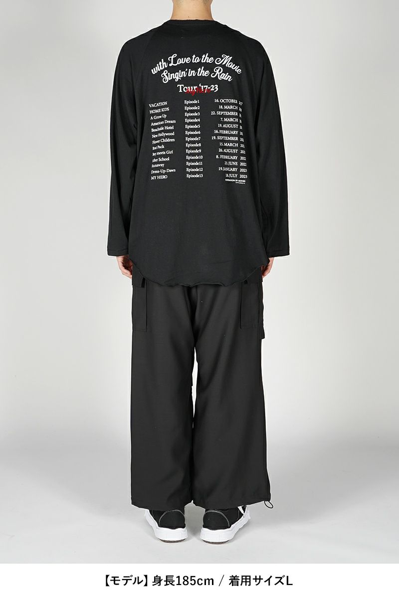 DAIRIKU(ダイリク)Tour Big Raglan Tee ツアー ビッグラグランTシャツ 24SSC-6 -6