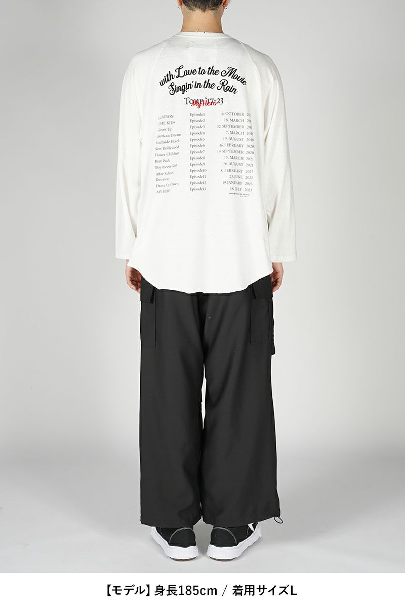 DAIRIKU(ダイリク)Tour Big Raglan Tee ツアー ビッグラグランTシャツ 24SSC-6 -8