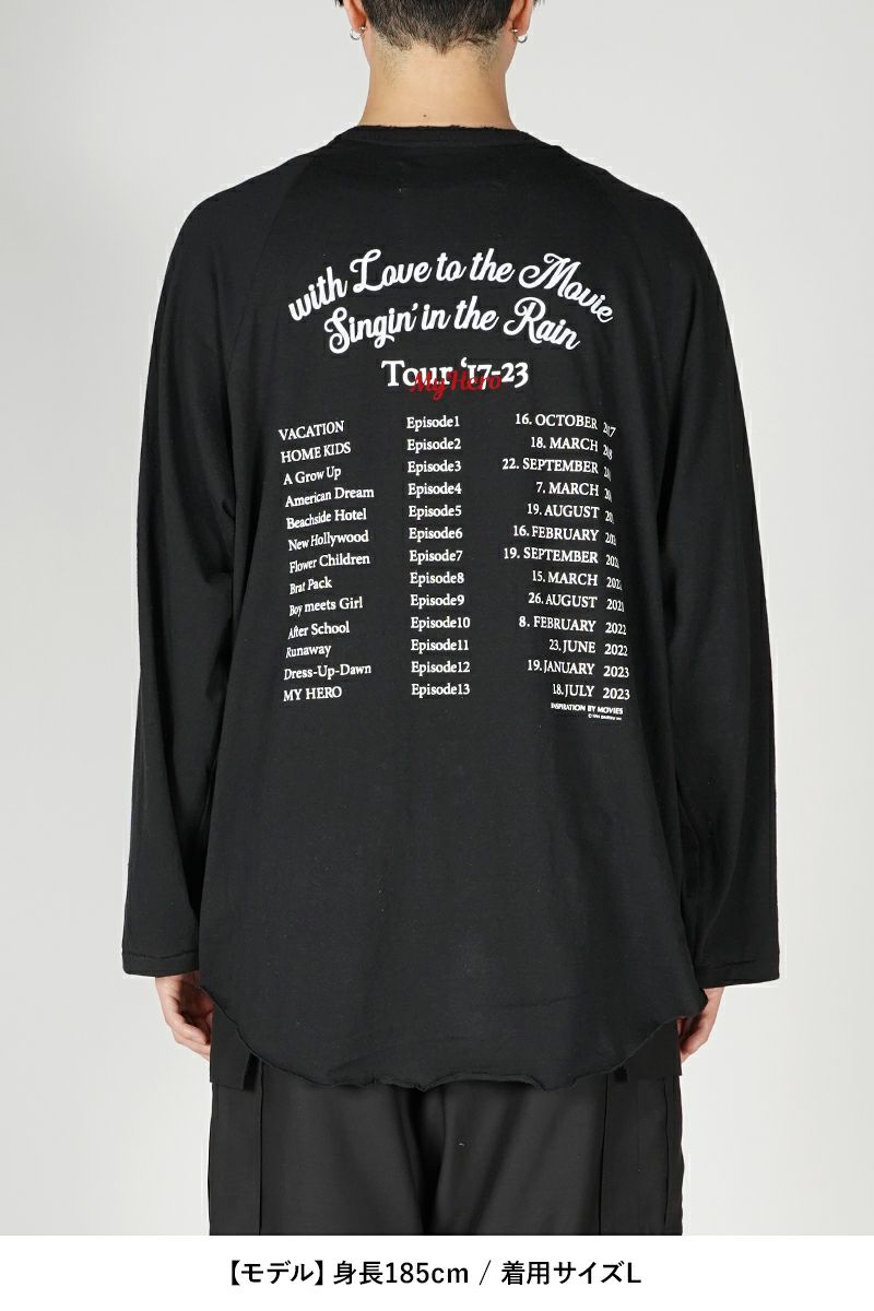 DAIRIKU(ダイリク)Tour Big Raglan Tee ツアー ビッグラグランTシャツ 24SSC-6 -11