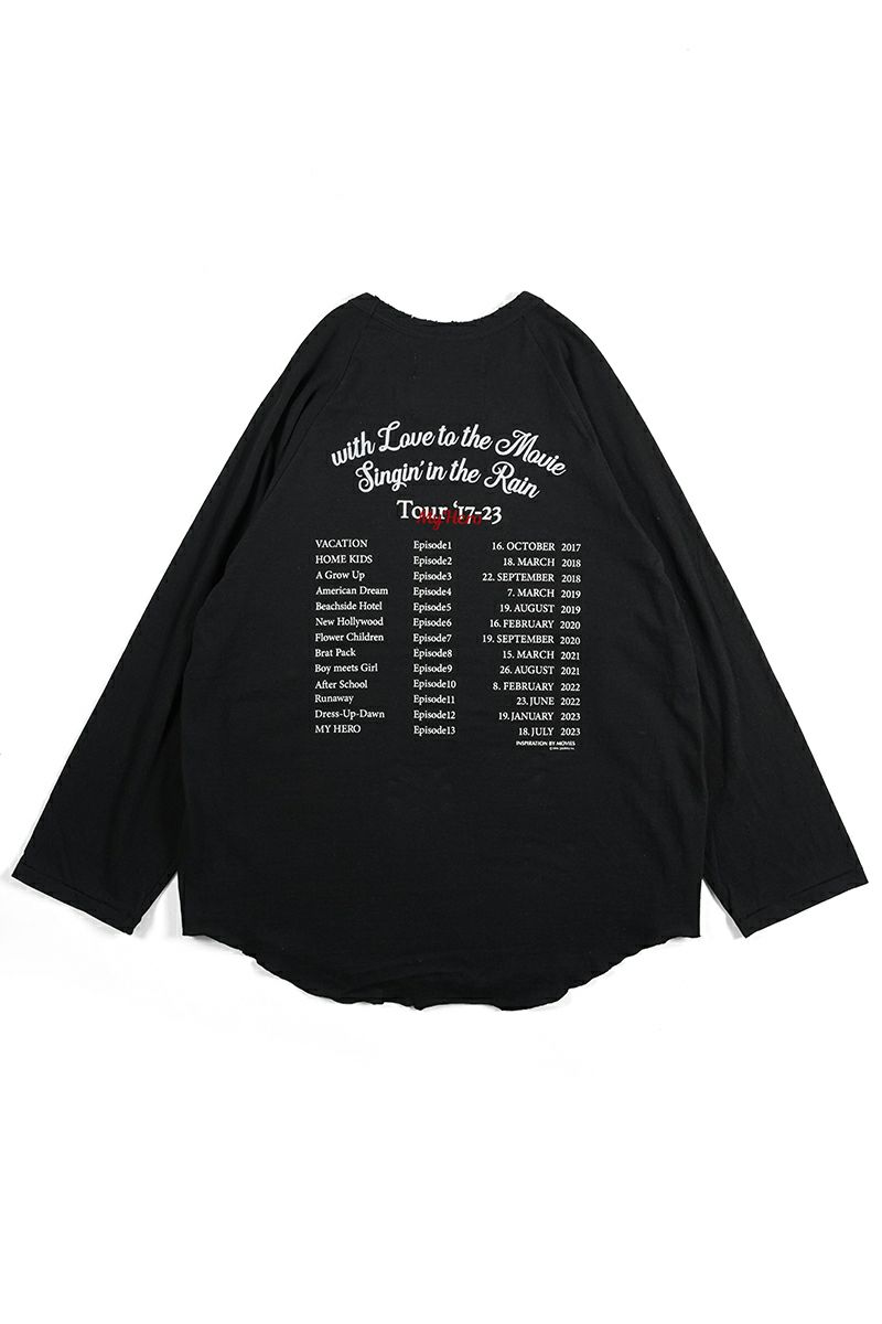 DAIRIKU(ダイリク)Tour Big Raglan Tee ツアー ビッグラグランTシャツ 24SSC-6 -13