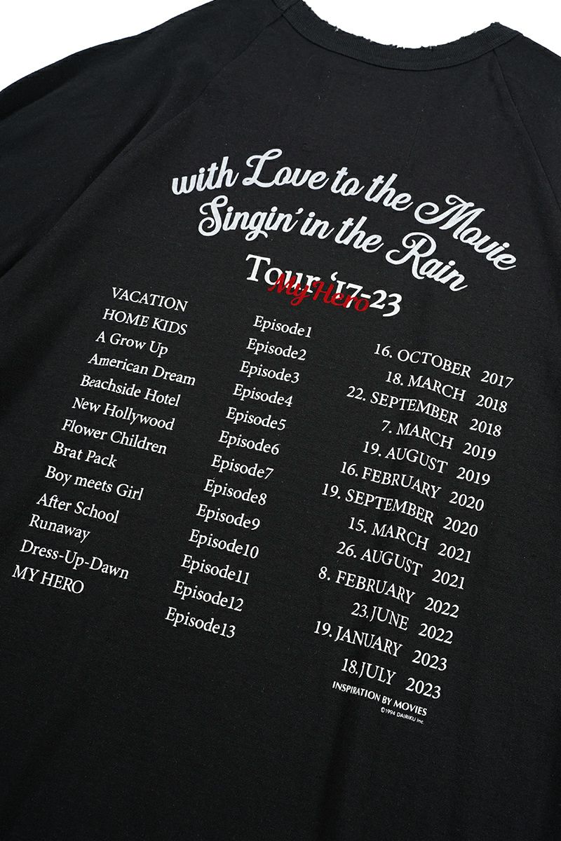 DAIRIKU(ダイリク)Tour Big Raglan Tee ツアー ビッグラグランTシャツ 24SSC-6 -16