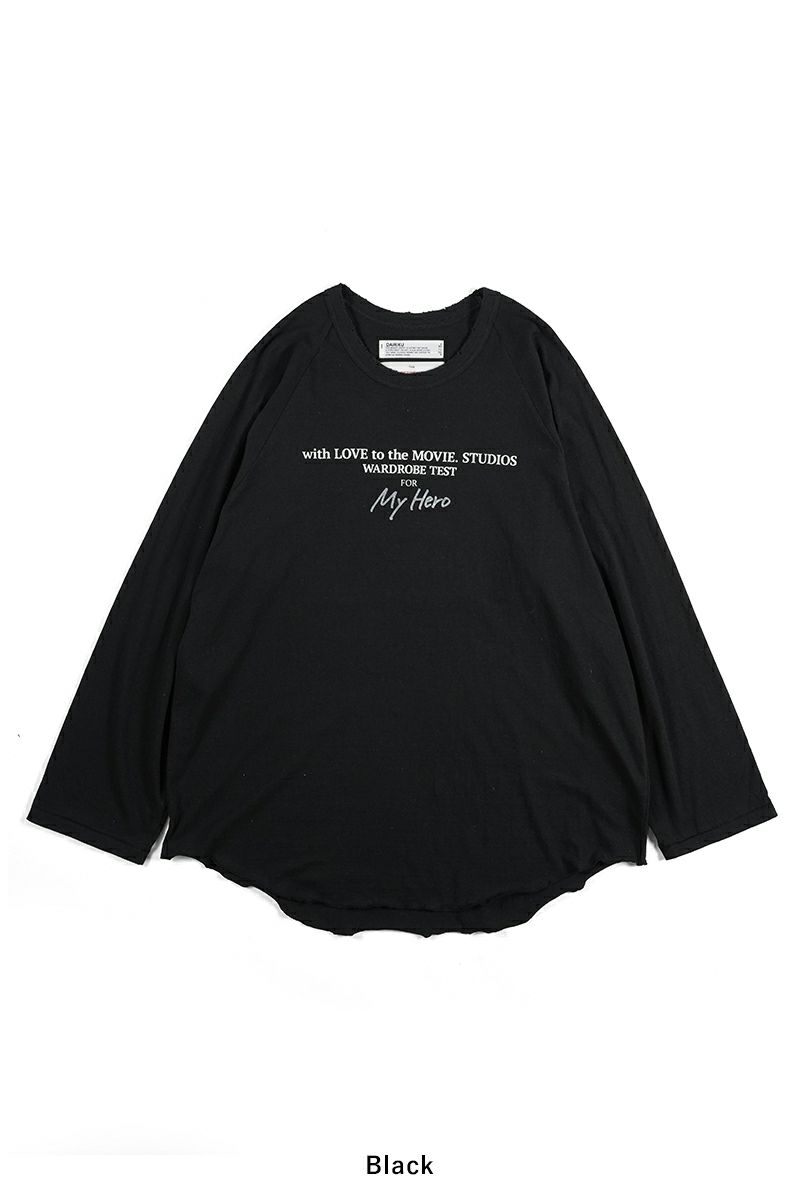 DAIRIKU(ダイリク)Tour Big Raglan Tee ツアー ビッグラグランTシャツ 24SSC-6 -21