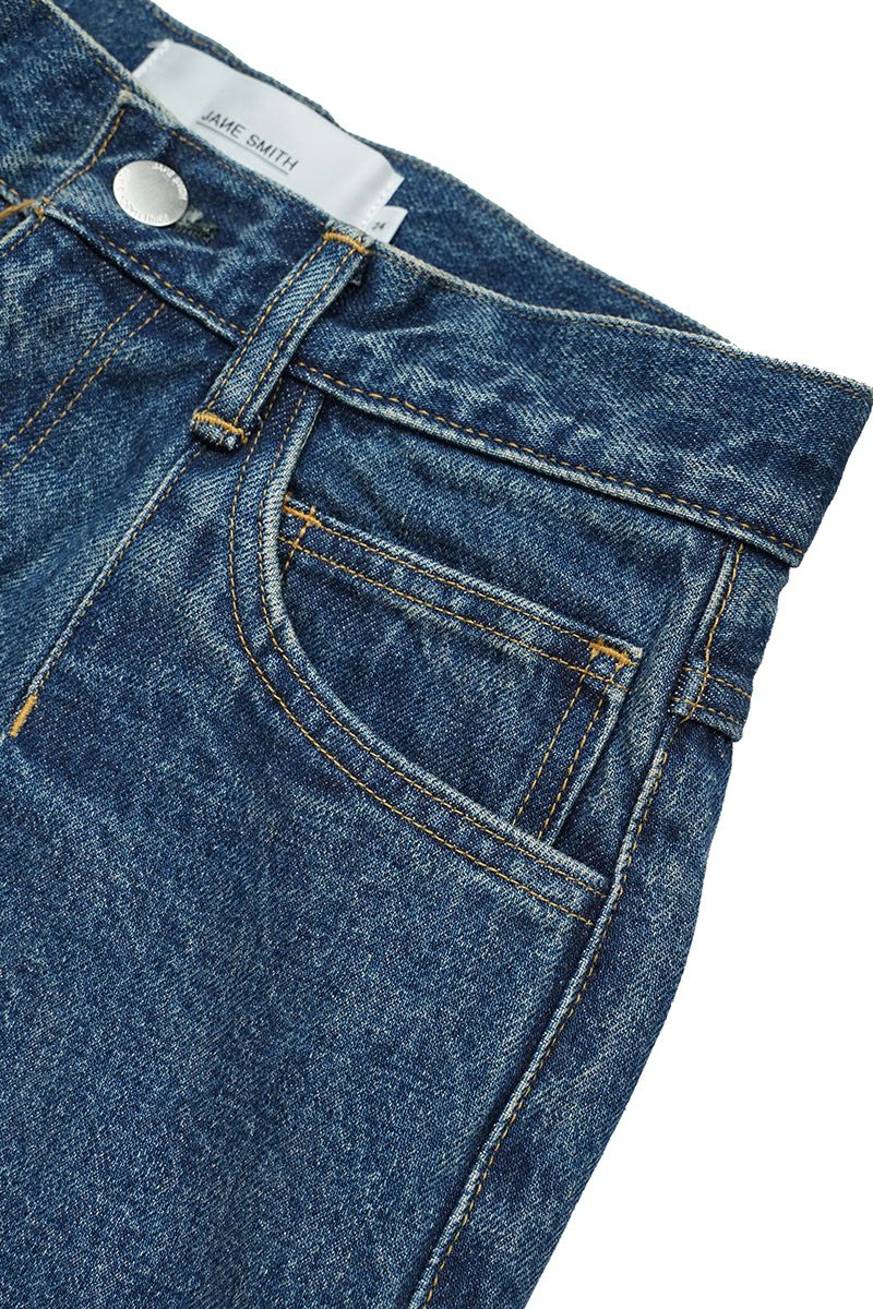 JANE SMITH(ジェーンスミス)14.5oz DENIM IN TUCK COMFORT TAPERED PANTS デニムインタックコンフォートテーパードパンツ 23WDM-#422L-VW -5