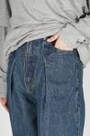 JANE SMITH(ジェーンスミス)14.5oz DENIM IN TUCK COMFORT TAPERED PANTS デニムインタックコンフォートテーパードパンツ 24SDM-#422L-VW -1