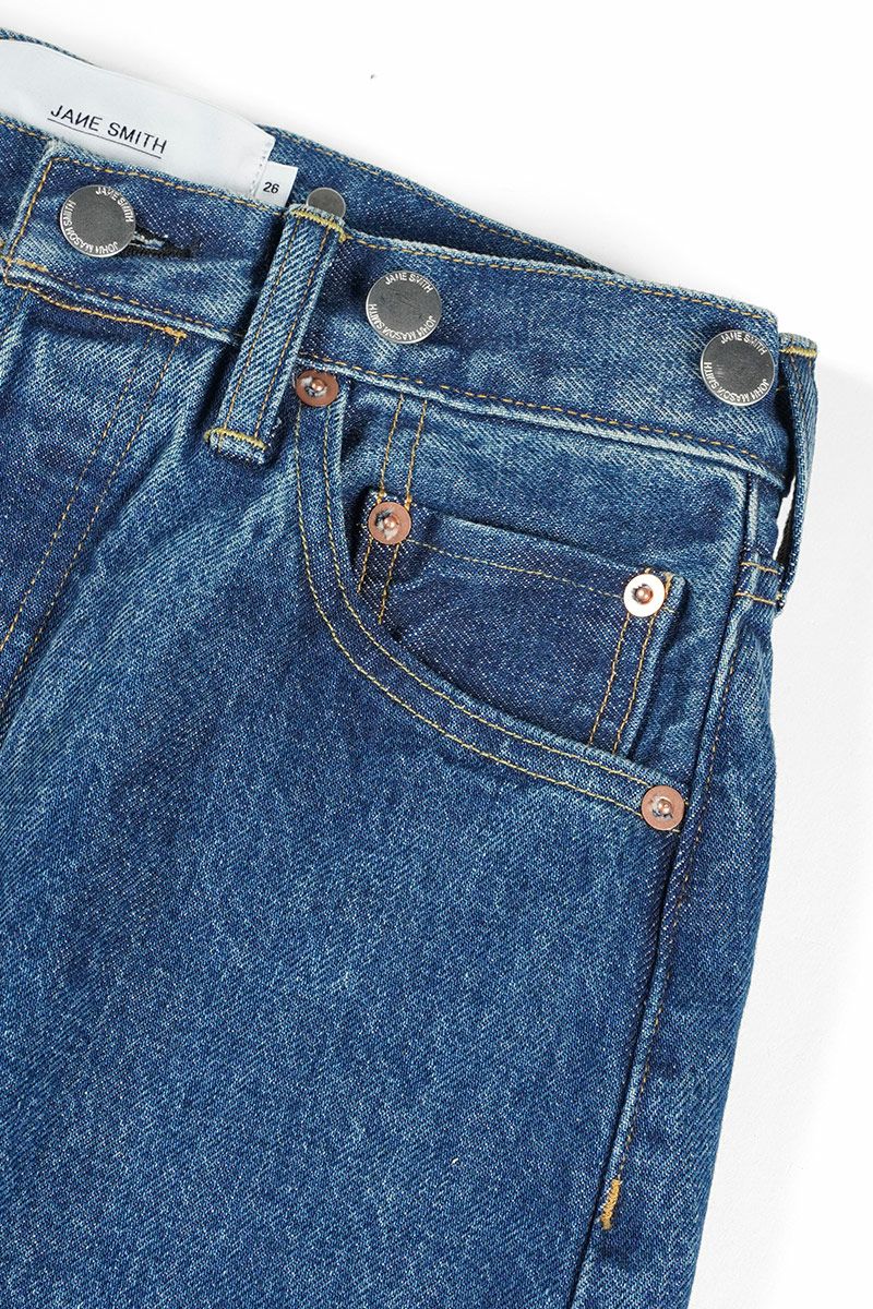 JANE SMITH(ジェーンスミス)15oz SELVEDGE DENIM 5PK REGULER STRAIGHT PANTS セルビッチデニム 5ポケット レギュラーストレートパンツ 24SDM-#931L-VW -12