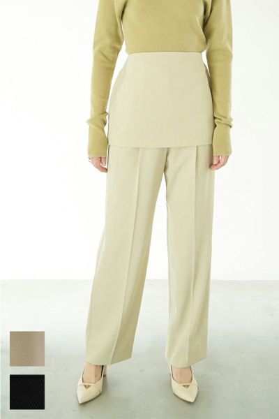 CLANE(クラネ)2WAY BISTIER PANTS 2ウェイビスチェパンツ 16110-7192