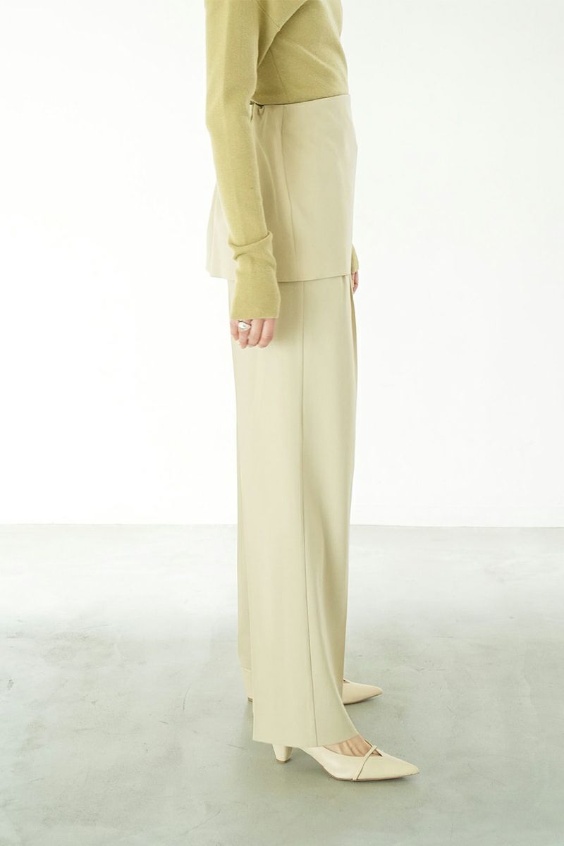 CLANE(クラネ)2WAY BISTIER PANTS 2ウェイビスチェパンツ 16110-7192 -1