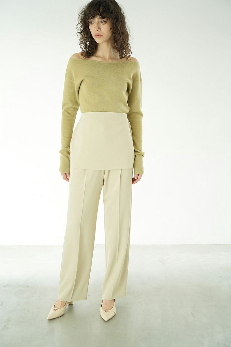 CLANE(クラネ)2WAY BISTIER PANTS 2ウェイビスチェパンツ 16110-7192 -3