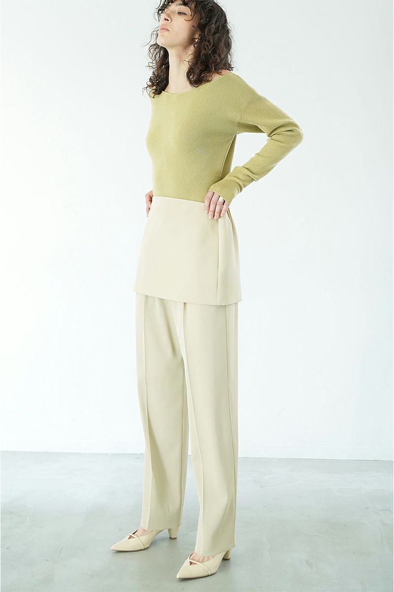 CLANE(クラネ)2WAY BISTIER PANTS 2ウェイビスチェパンツ 16110-7192 -5