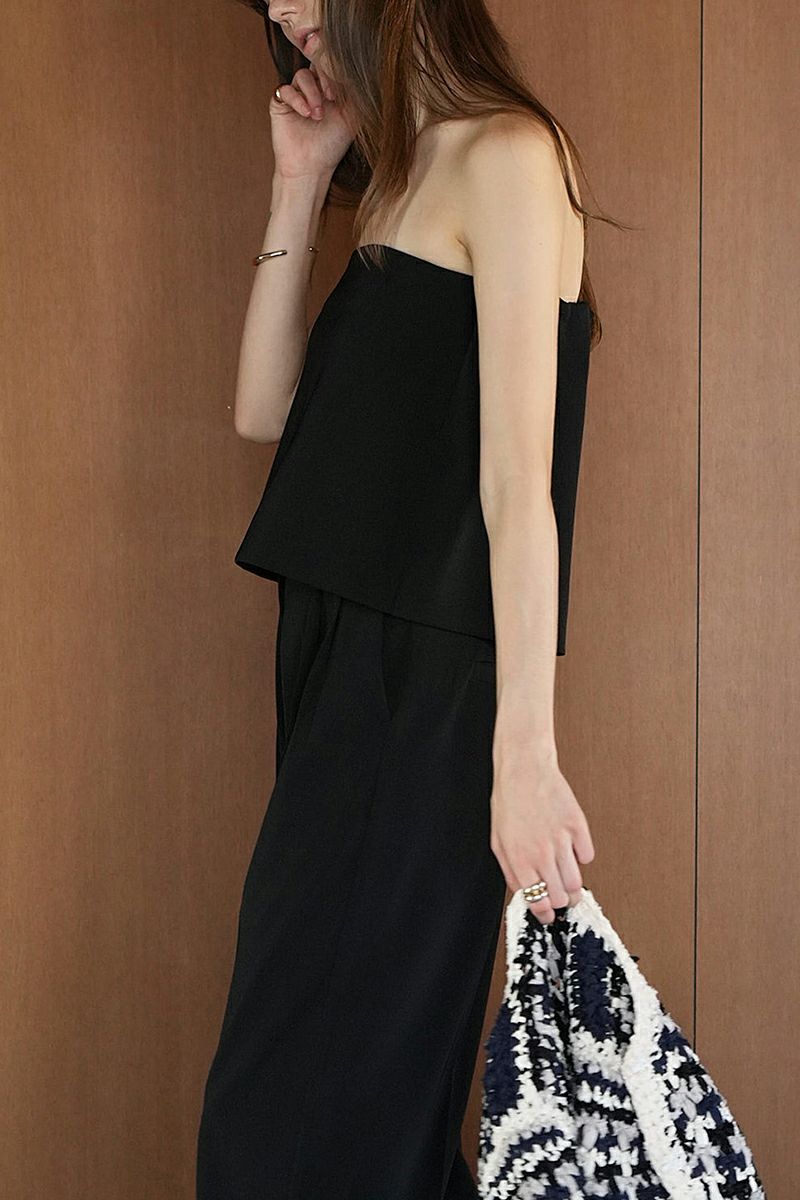 CLANE(クラネ)2WAY BISTIER PANTS 2ウェイビスチェパンツ 16110-7192 -12