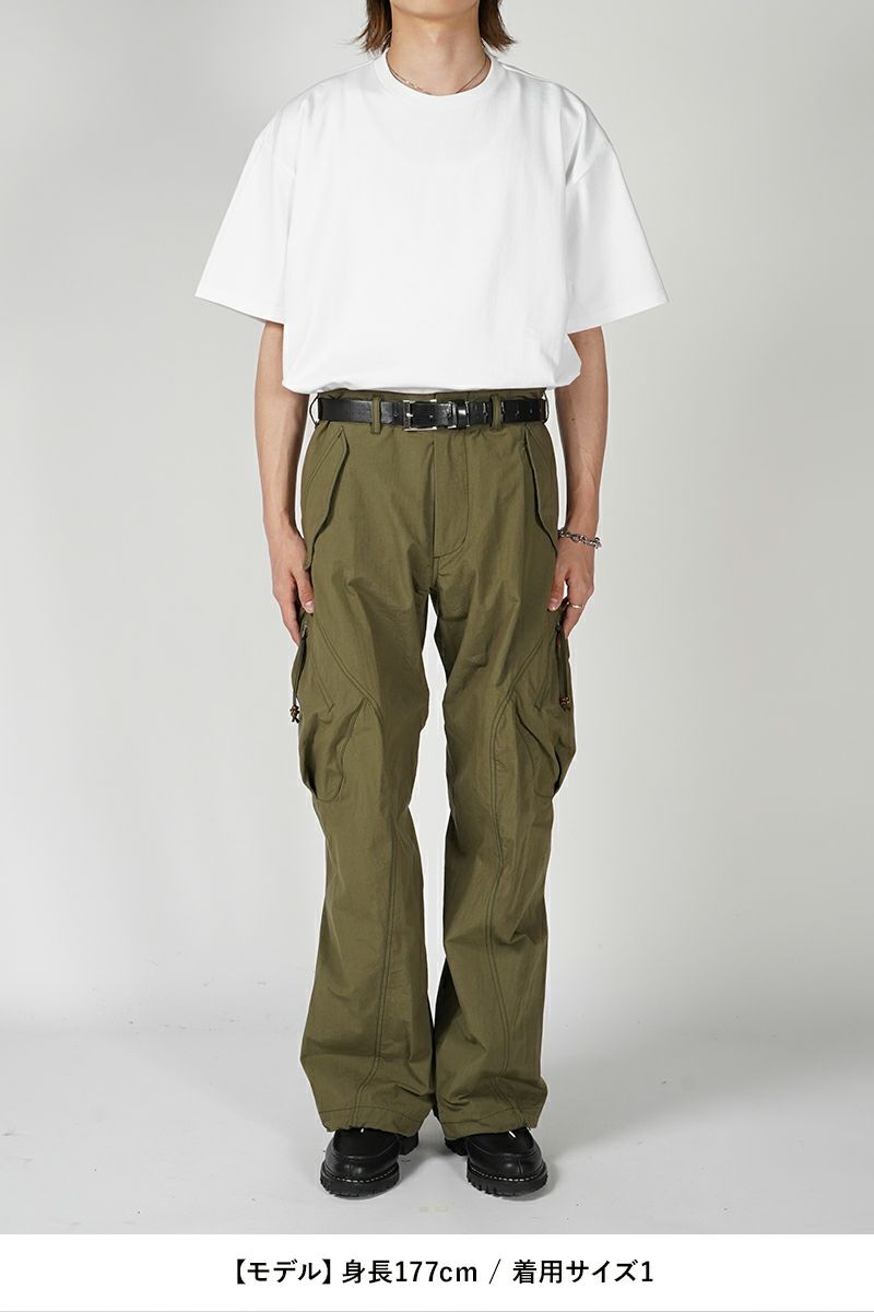 NVRFRGT(ネバーフォーゲット)3D TWISTED CARGO PANTS 3Dツイステッドカーゴパンツ NF241P02 -5