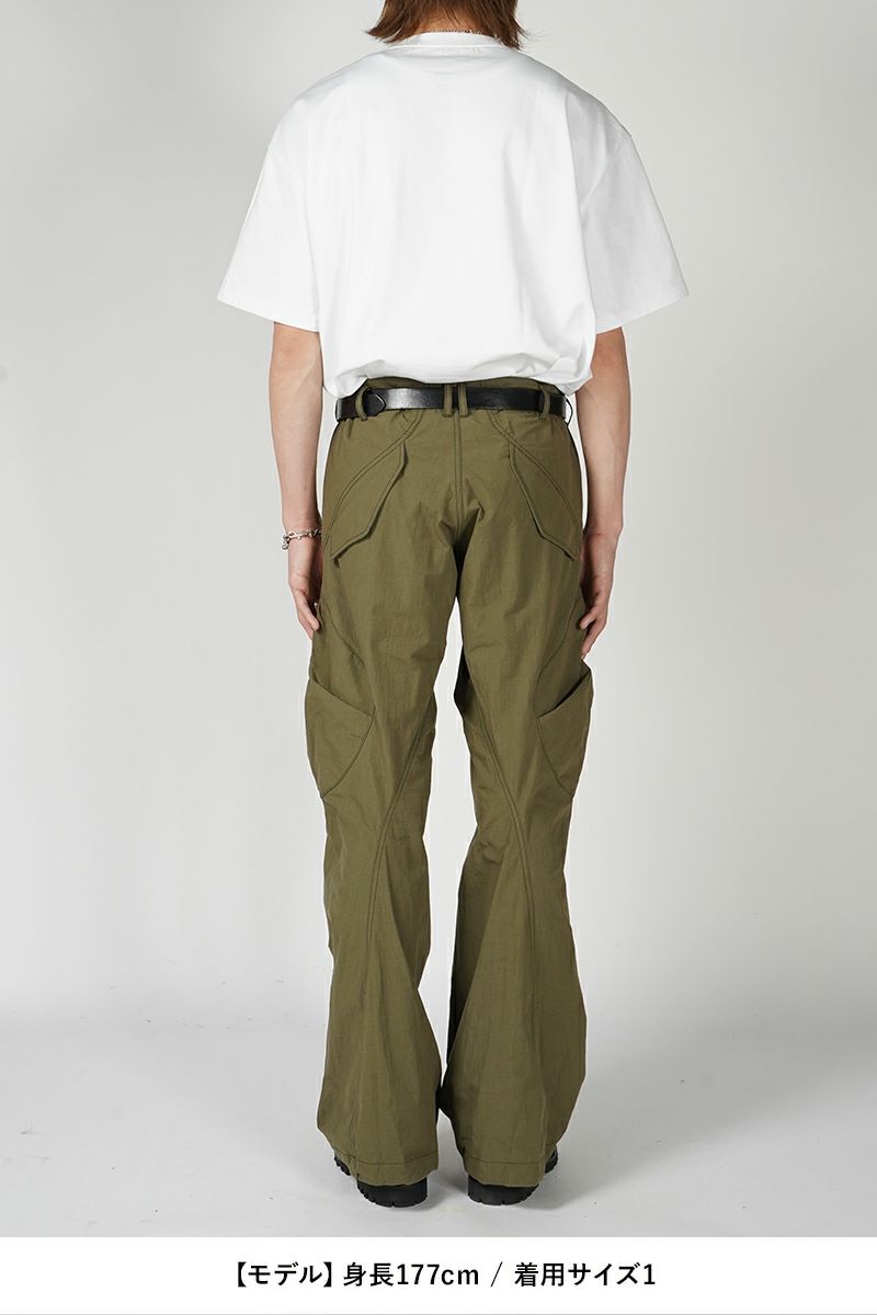 NVRFRGT(ネバーフォーゲット)3D TWISTED CARGO PANTS 3Dツイステッドカーゴパンツ NF241P02 -6