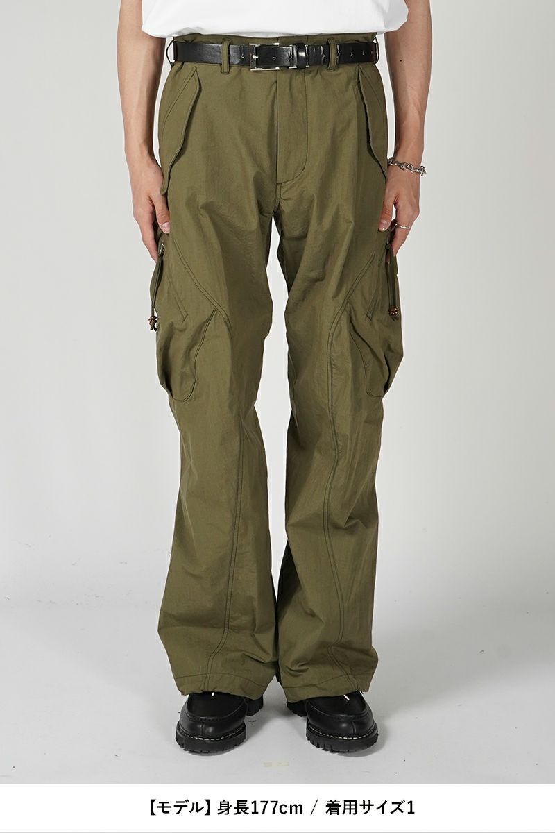 NVRFRGT(ネバーフォーゲット)3D TWISTED CARGO PANTS 3Dツイステッドカーゴパンツ NF241P02 -8
