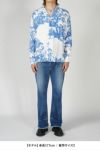 UNUSED(アンユーズド)4 continents print long sleeve shirt 四大陸プリント長袖シャツ US2417 -5