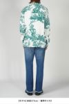 UNUSED(アンユーズド)4 continents print long sleeve shirt 四大陸プリント長袖シャツ US2417 -8