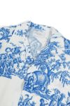 UNUSED(アンユーズド)4 continents print long sleeve shirt 四大陸プリント長袖シャツ US2417 -14