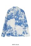 UNUSED(アンユーズド)4 continents print long sleeve shirt 四大陸プリント長袖シャツ US2417 -19