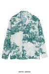 UNUSED(アンユーズド)4 continents print long sleeve shirt 四大陸プリント長袖シャツ US2417 -20