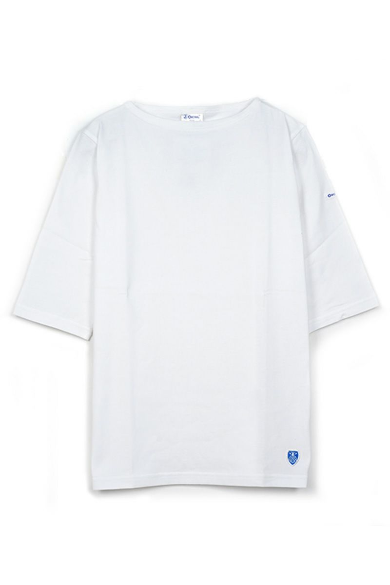 ORCIVAL(オーシバル)40/2 ボートネックハーフスリーブ ボーダー　BOATNECK HALFSLEEVE BORDER OR-C0136 BFJ -2