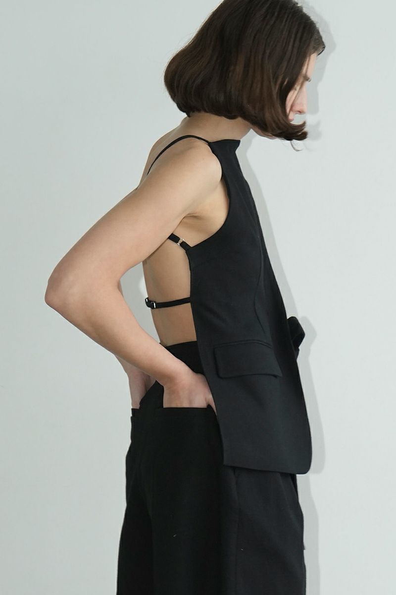 CLANE(クラネ)APRON BUSTIER エプロンビスチェ 16122-4232 -1
