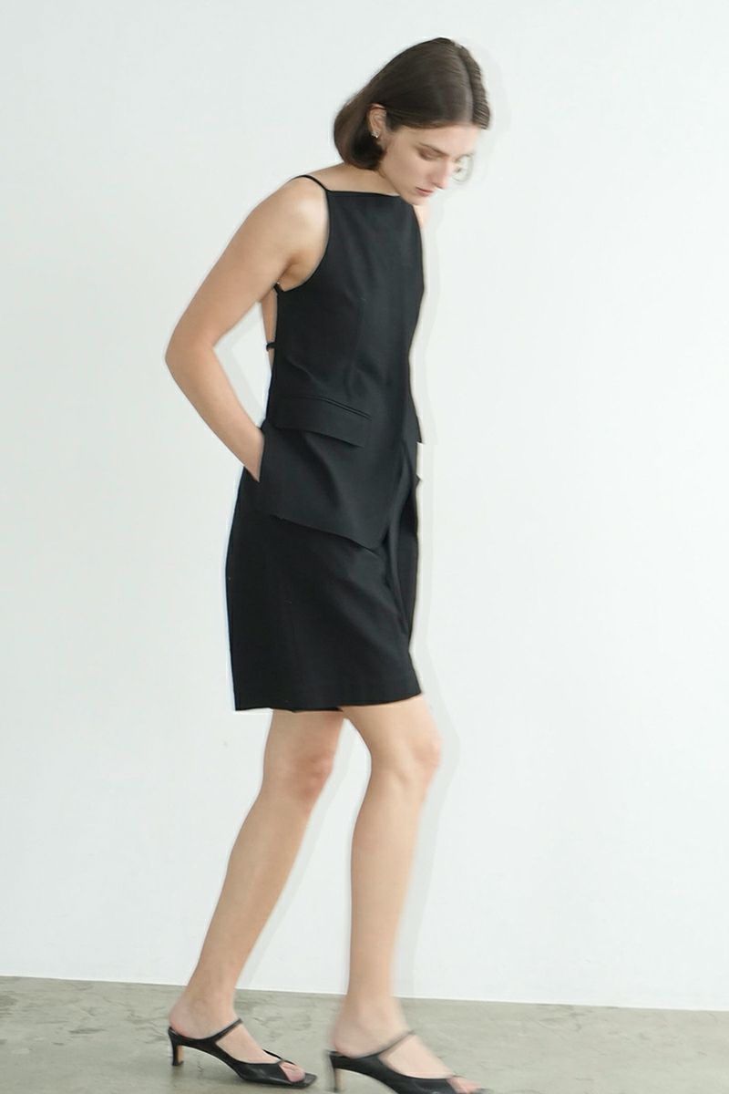 CLANE(クラネ)APRON BUSTIER エプロンビスチェ 16122-4232 -4