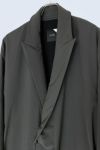 ATON(エイトン)ATON(エイトン) ASAKO NYLON | PEAKED LAPEL COAT 麻粉ナイロン ピークドラペルコート CMAGIW090400404 -2
