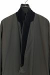 ATON(エイトン)ATON(エイトン) ASAKO NYLON | PEAKED LAPEL COAT 麻粉ナイロン ピークドラペルコート CMAGIW090400404 -3
