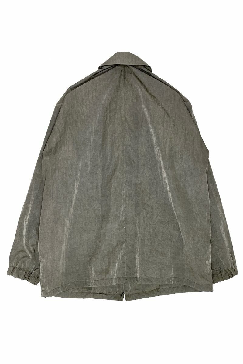 ATON NATURAL DYE NYLON COACH JACKET02 新品 Botanical dyed nylon | Coach jacket | Green – ATONSTAPLeS
