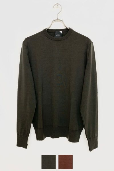 ATON(エイトン)ATON(エイトン) SLOW WOOL UNISEX スローウールユニセックス KRAGBW0801