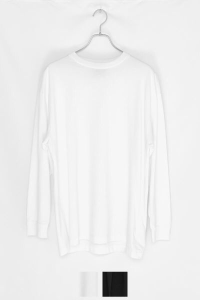 ATON(エイトン)ATON(エイトン) SUVIN AIR SPINNING OVERSIZED L/S T-SHIRT スビンエアースプリング オーバーサイズ長袖Tシャツ KKAGBM0103