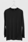 ATON(エイトン)ATON(エイトン) SUVIN AIR SPINNING OVERSIZED L/S T-SHIRT スビンエアースプリング オーバーサイズ長袖Tシャツ KKAGBM0103 -5