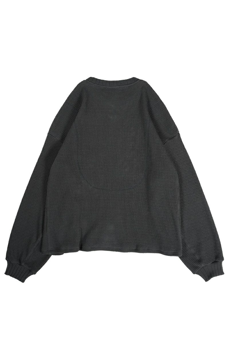 refomed(リフォメッド)AZEAMI THERMAL TEE 畦編みサーマルTシャツ RECU-001 -2