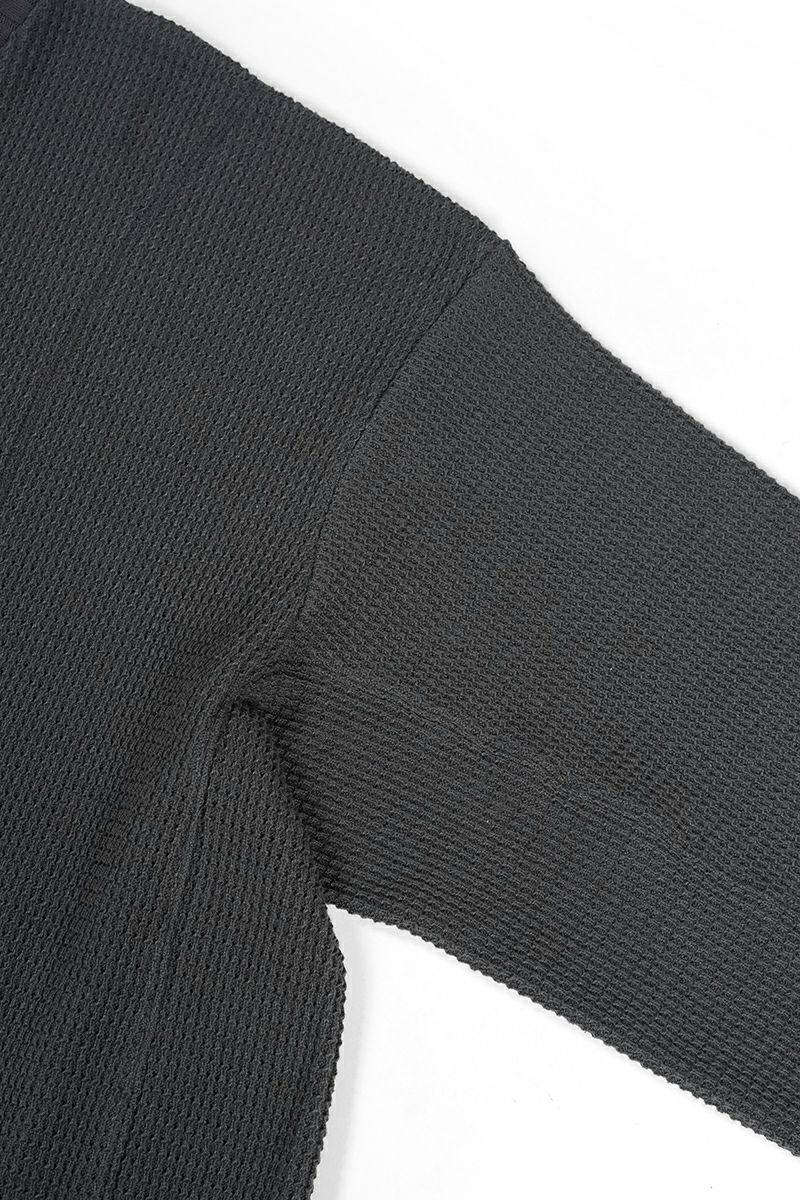 refomed(リフォメッド)AZEAMI THERMAL TEE 畦編みサーマルTシャツ RECU-001 -5