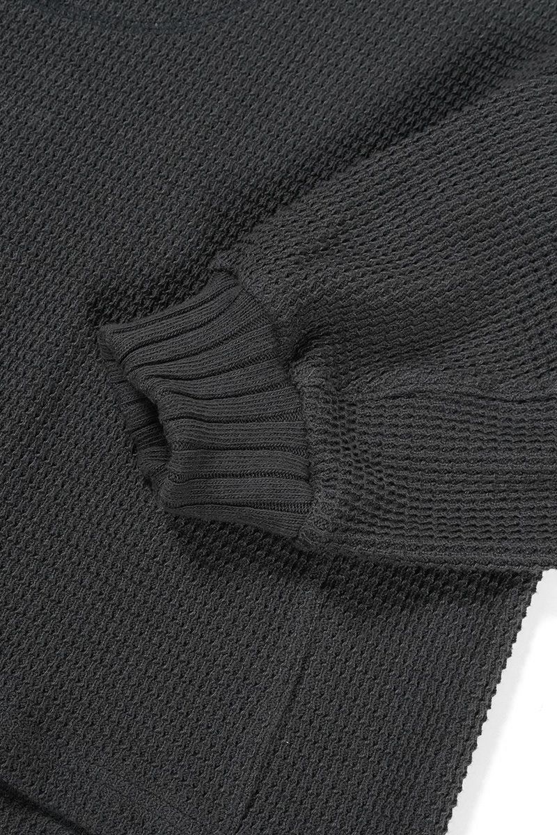 refomed(リフォメッド)AZEAMI THERMAL TEE 畦編みサーマルTシャツ RECU-001 -6