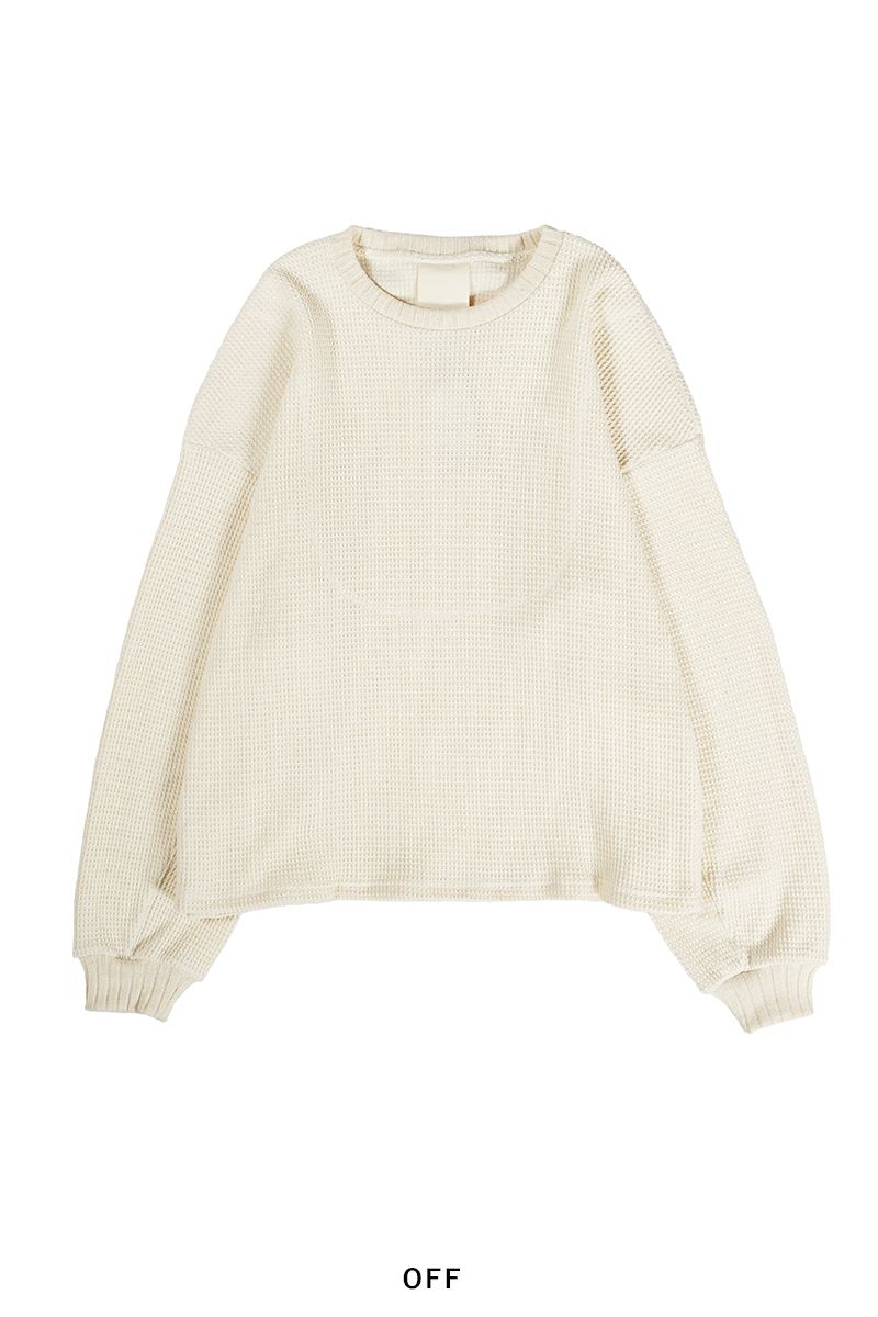 refomed(リフォメッド)AZEAMI THERMAL TEE 畦編みサーマルTシャツ RECU-001 -9