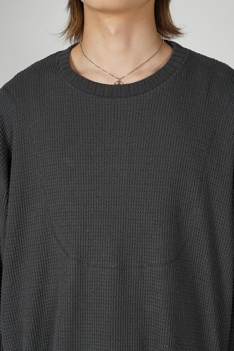 refomed(リフォメッド)AZEAMI THERMAL TEE 畦編みサーマルTシャツ RECU-001 -10