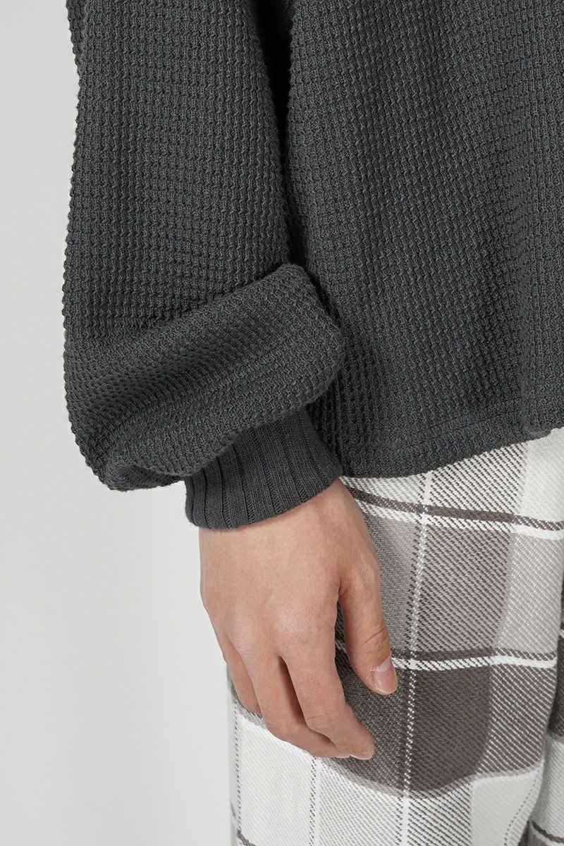 refomed(リフォメッド)AZEAMI THERMAL TEE 畦編みサーマルTシャツ RECU-001 -12