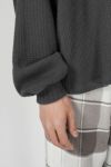 refomed(リフォメッド)AZEAMI THERMAL TEE 畦編みサーマルTシャツ RECU-001 -12