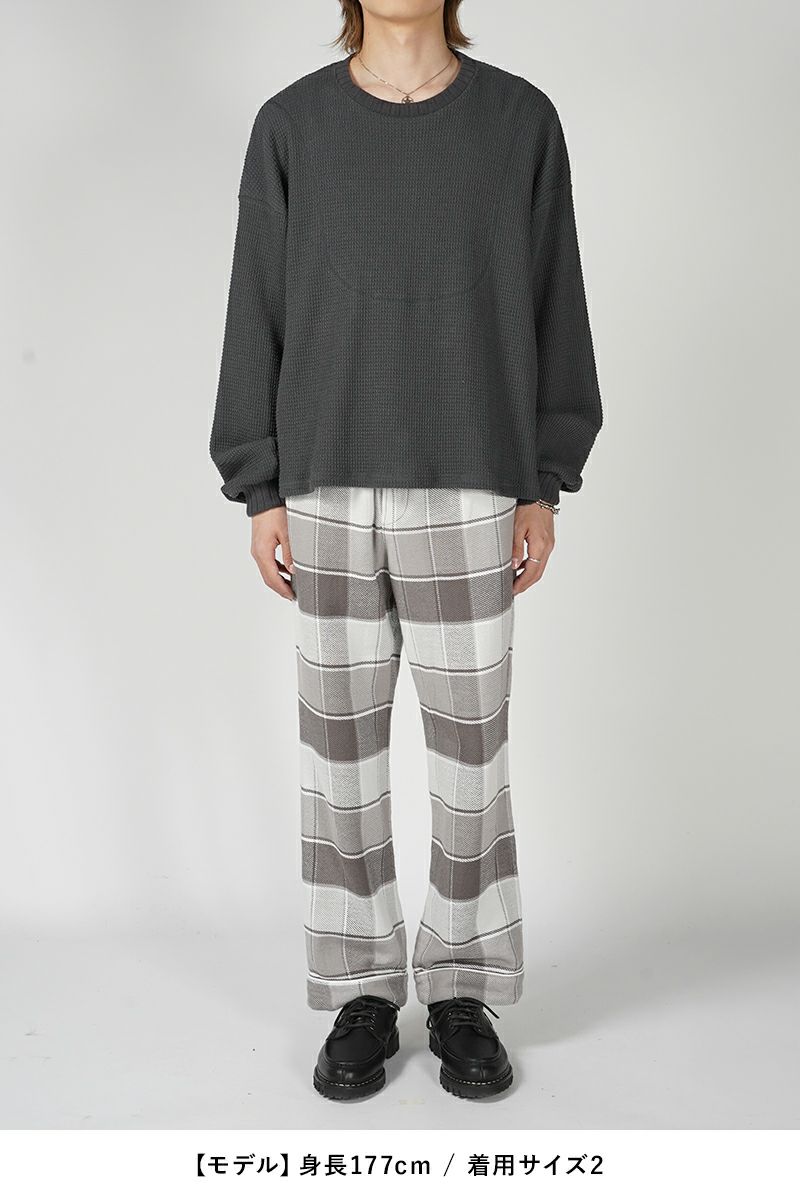 refomed(リフォメッド)AZEAMI THERMAL TEE 畦編みサーマルTシャツ RECU-001 -13