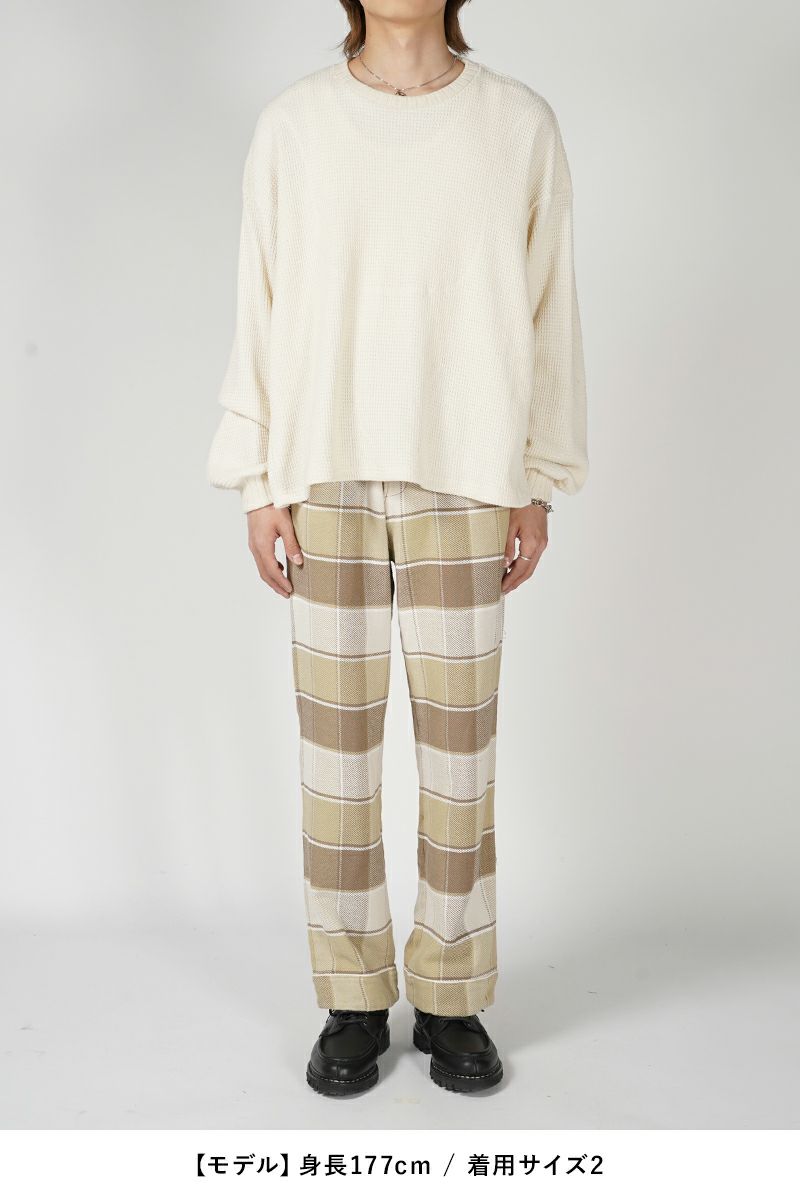 refomed(リフォメッド)AZEAMI THERMAL TEE 畦編みサーマルTシャツ RECU-001 -15