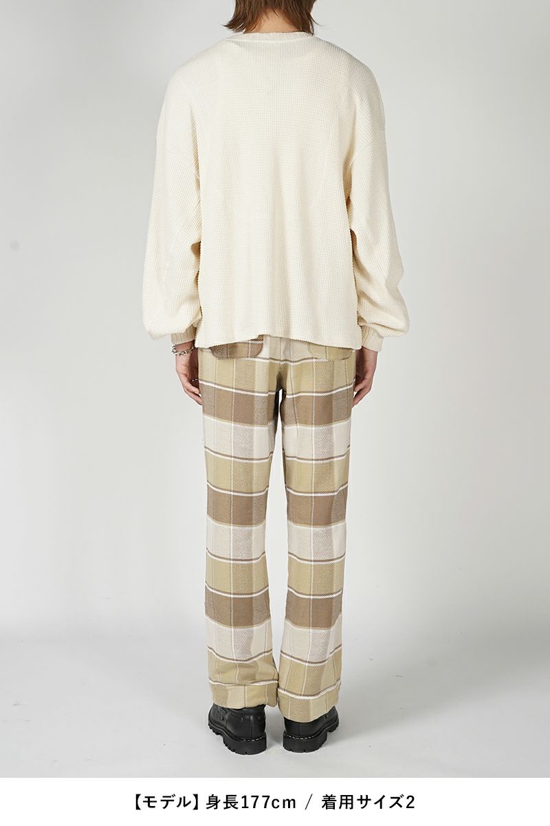 refomed(リフォメッド)AZEAMI THERMAL TEE 畦編みサーマルTシャツ RECU-001 -16