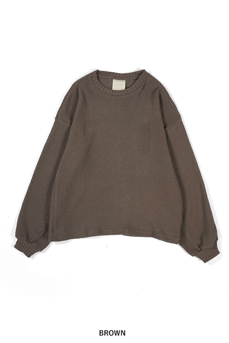 refomed(リフォメッド)AZEAMI THERMAL TEE 畦編みサーマルTシャツ RECU-001 -21