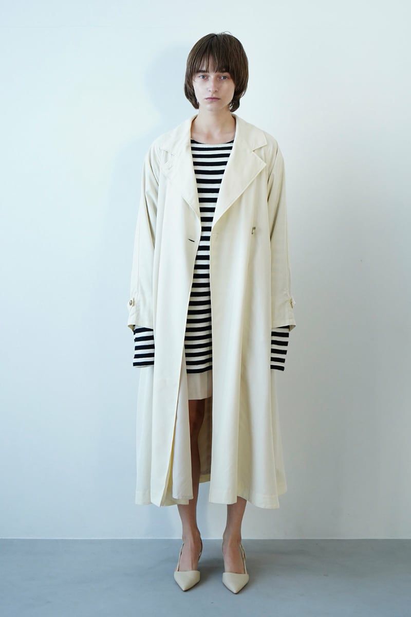 CLANE(クラネ)BACK GATHER DRESS TRENCH COAT バックギャザードレストレンチコート 14101-0042