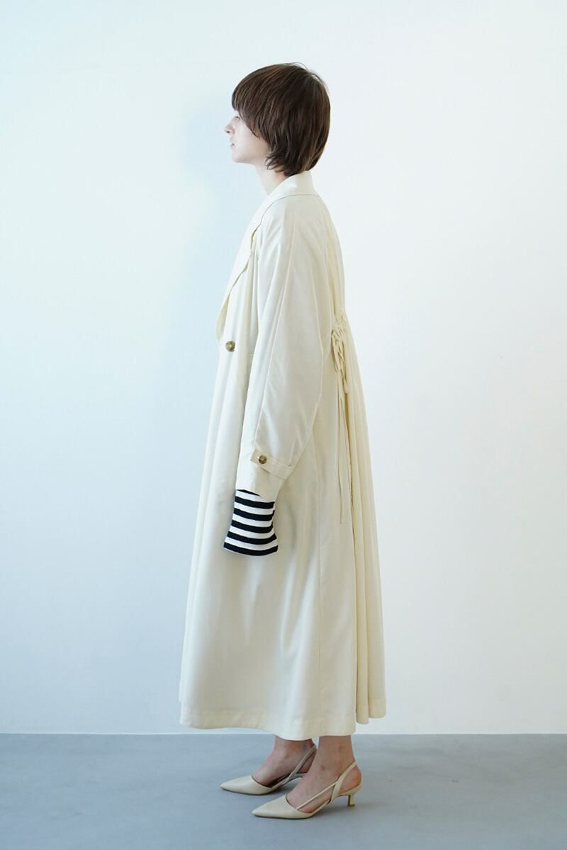 CLANE(クラネ)BACK GATHER DRESS TRENCH COAT バックギャザードレストレンチコート 14101-0042 -1