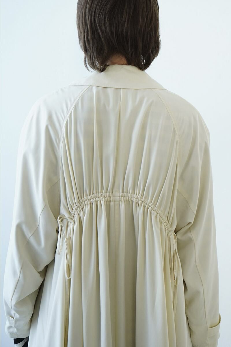CLANE(クラネ)BACK GATHER DRESS TRENCH COAT バックギャザードレストレンチコート 14101-0042 -6