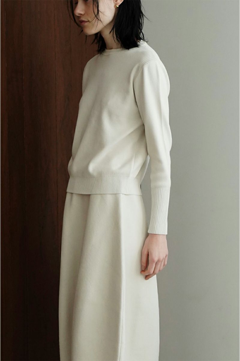 CLANE(クラネ)BASIC COMPACT KNIT TOPS ベーシックコンパクトニットトップス 14106-2122 -2