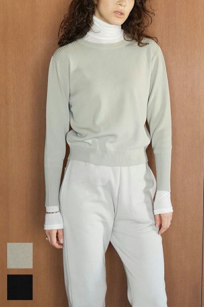 CLANE(クラネ)BASIC COMPACT KNIT TOPS ベーシックコンパクトニットトップス 16106-2032
