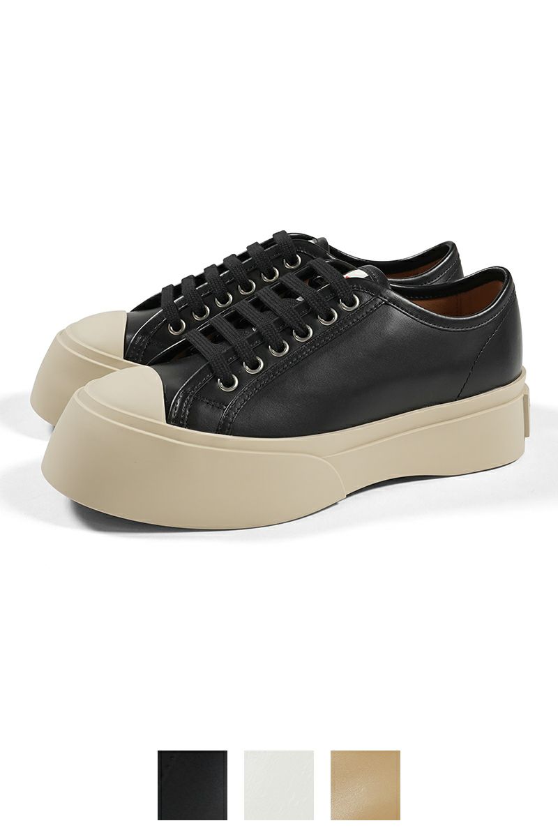 MARNI(マルニ)NAPPA LEATHER PABLO LACE-UP SNEAKER ナッパレザー製レースアップスニーカー SNZW003020P272200N99