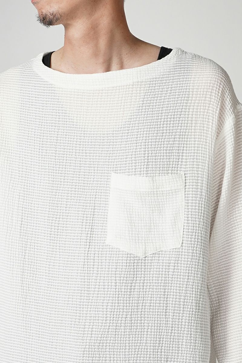 saby(サバイ)BOATNECK SHIRTS ボートネックシャツ 24SS-101203 -2