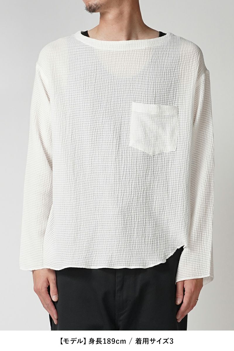 saby(サバイ)BOATNECK SHIRTS ボートネックシャツ 24SS-101203 -9